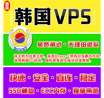 韩国VPS注册1024M推荐，seo网站关键词排名